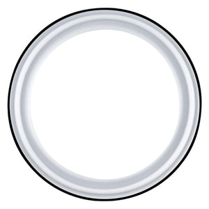 PTFE Envelope Tri-Clamp Gasket, w/ FKM Fluoroelastomer Filler