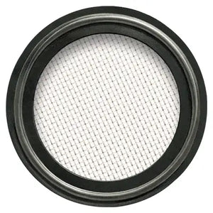FKM Fluoroelastomer Screen Tri-Clamp Gasket, 200 x 600 Filter Cloth, w/ 10 mesh hygienic back, 316SS