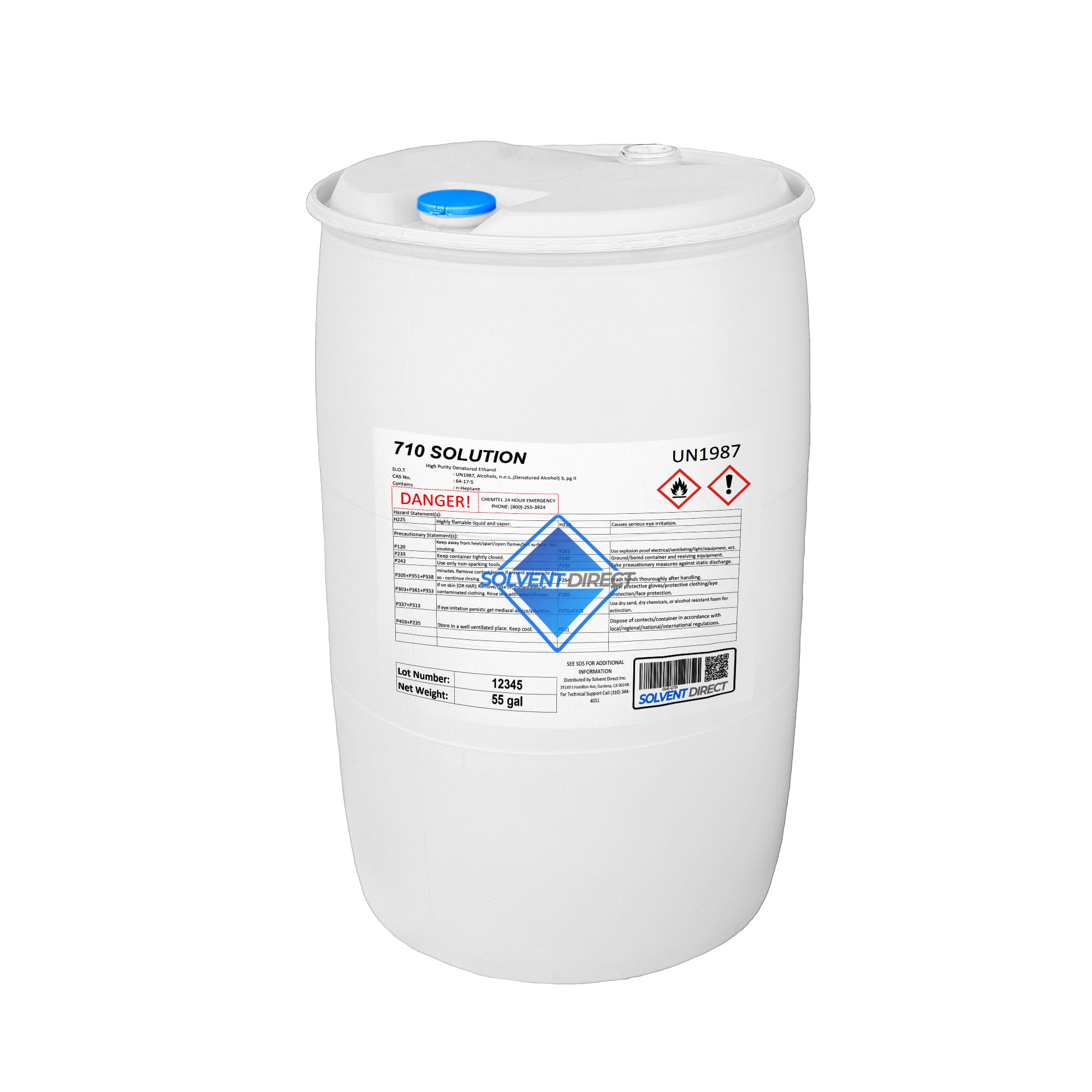 High-Purity CDA-12A Denatured Ethanol - 710 Solution
